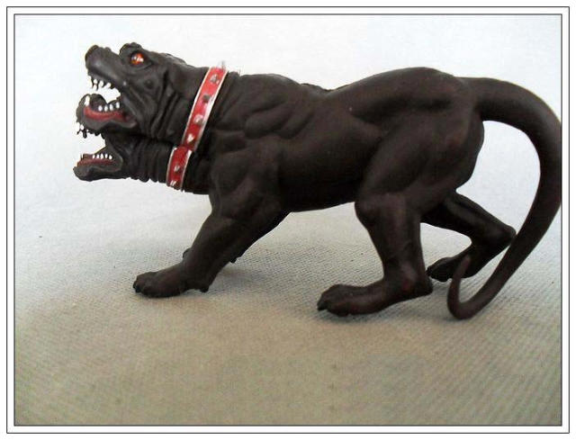 papo仿真动物模型系列 - 〖希腊神话-冥界看守 地狱三头狗 cerberus